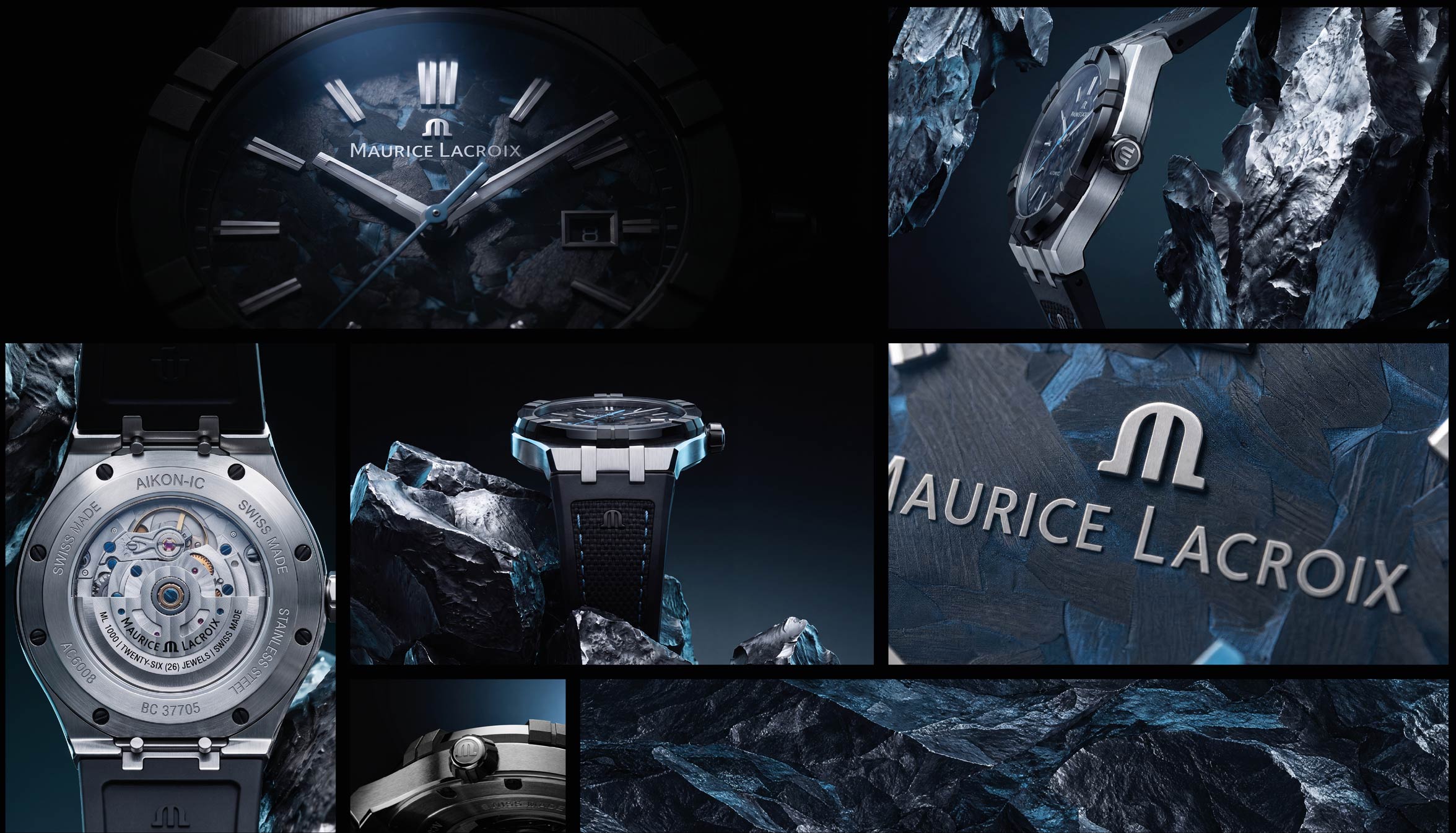 Campagne Maurice Lacroix, planche de visuels 02
