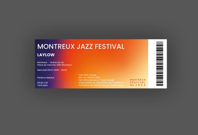 Identité visuelle du Montreux Jazz Festival